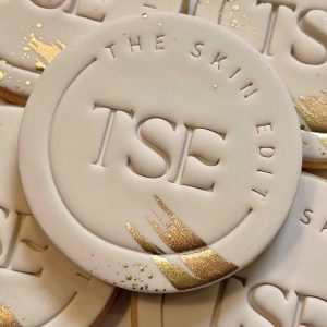 Custom Embossed logo cookies